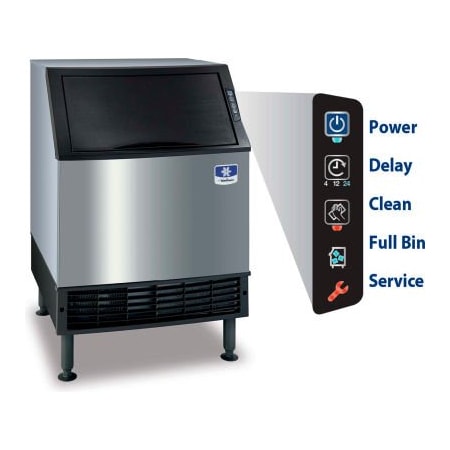 Manitowoc Ice NEO Undercounter Ice Maker, Air-Cooled, Self Contained, Half Dice Cube UYF-0240A
